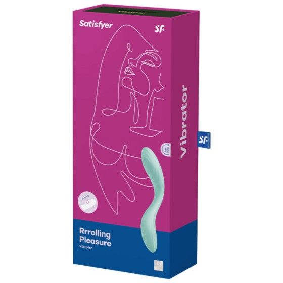 SATISFYER - RRROLLING PLEASURE GSPOT VIBRATOR GREEN SATISFYER VIBRATOR - 5