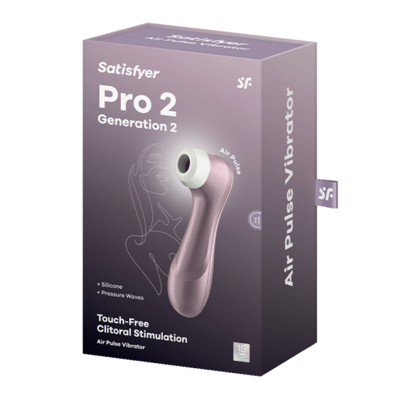 SATISFYER - PRO 2 AIR PULSE STIMULATOR VIOLET  - 4