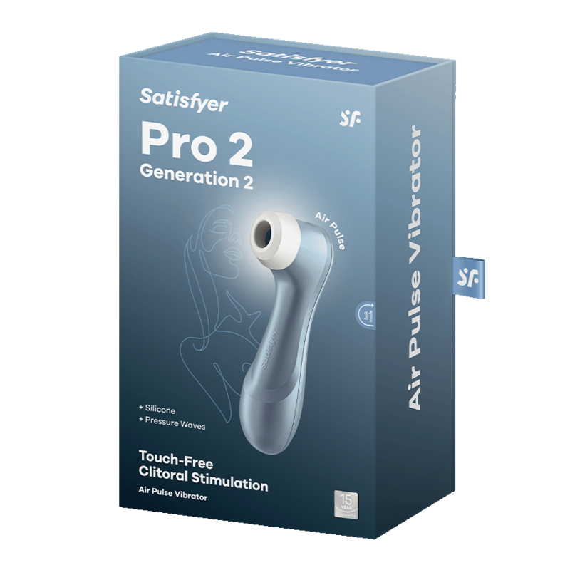 SATISFYER - PRO 2 AIR PULSE STIMULATOR BLUE SATISFYER AIR PULSE - 4