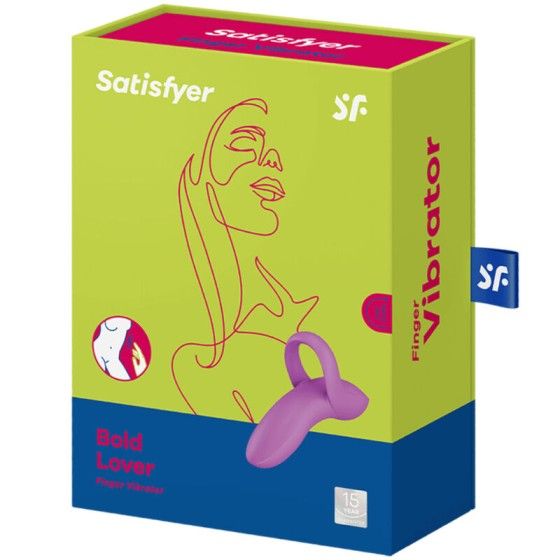 SATISFYER - BOLD LOVER FINGER VIBRATOR PINK SATISFYER VIBRATOR - 4