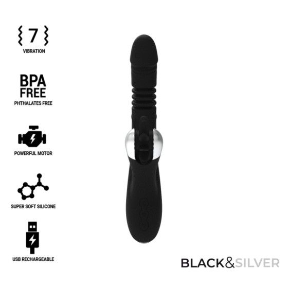 BLACK&SILVER - BUNNY REED UP & DOWN VIBE BLACK&SILVER - 1