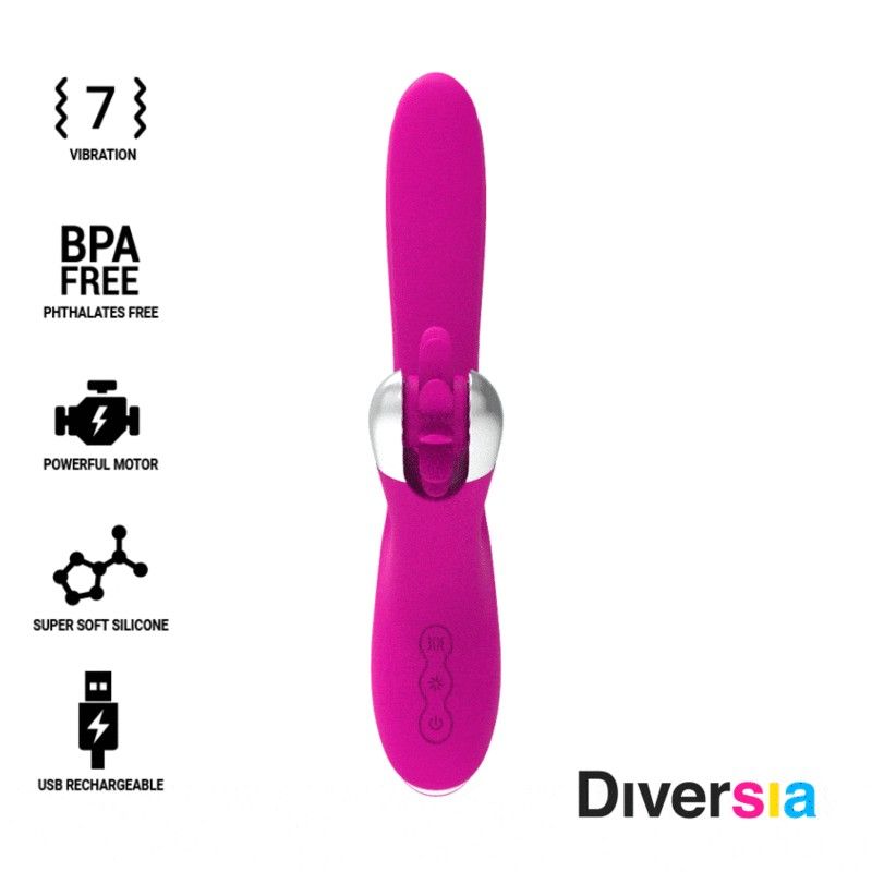 DIVERSIA - BUNNY VIBRATING 24 CM DIVERSIA - 1