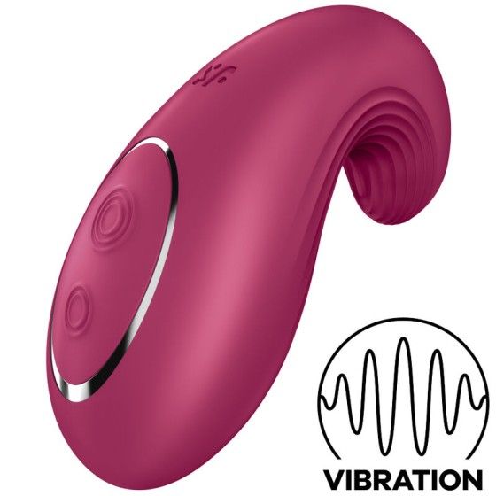 SATISFYER - DIPPING DELIGHT LAY-ON VIBRATOR RED SATISFYER LAYONS - 1