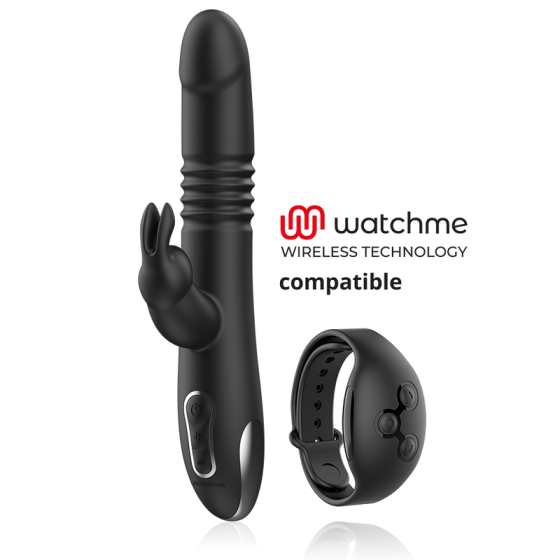 BLACK&SILVER - KENJI STIMULATING VIBE COMPATIBLE WITH WATCHME WIRELESS TECHNOLOGY BLACK&SILVER - 3