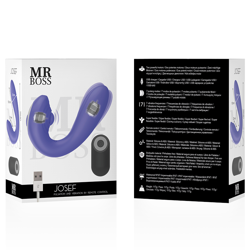 MR BOSS - JOSEF PULSATION & VIBRATION REMOTE CONTROL FOR COUPLES MR. BOSS - 8