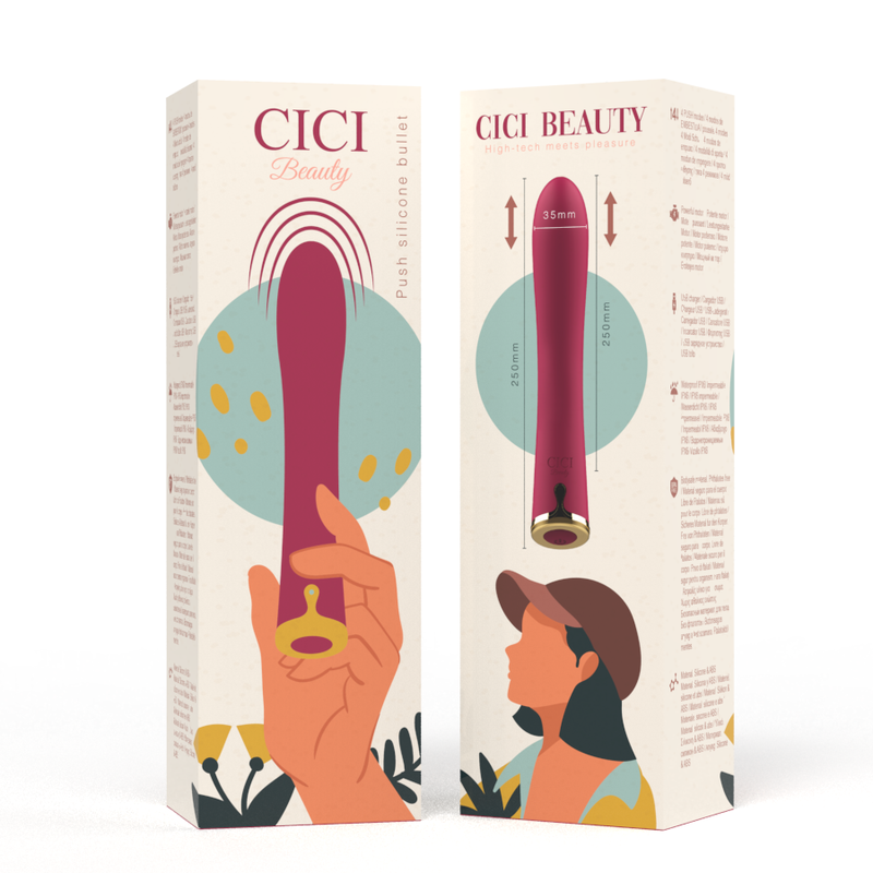 CICI BEAUTY - PREMIUM SILICONE PUSH BULLET CICI BEAUTY - 8