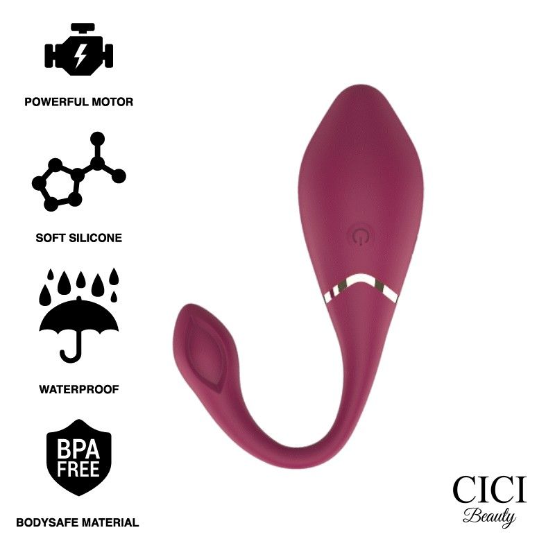 CICI BEAUTY - PREMIUM SILICONE EGG VIBRATOR REMOTE CONTROL CICI BEAUTY - 1