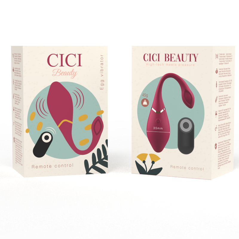 CICI BEAUTY - PREMIUM SILICONE EGG VIBRATOR REMOTE CONTROL CICI BEAUTY - 7