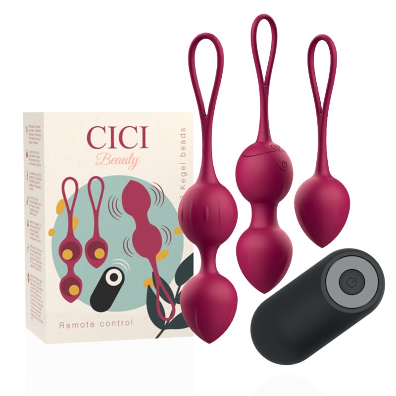 CICI BEAUTY - PREMIUM SILICONE 3 VIBRATING KEGEL BEADS REMOTE CONTROL CICI BEAUTY - 2