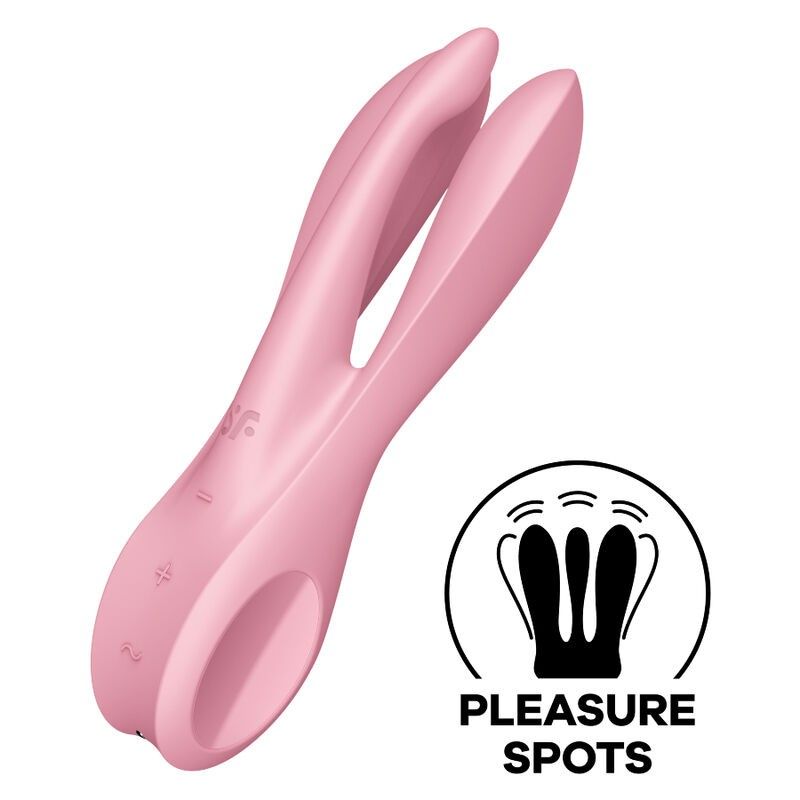 SATISFYER - THREESOME 1 VIBRATOR PINK SATISFYER VIBRATOR - 1