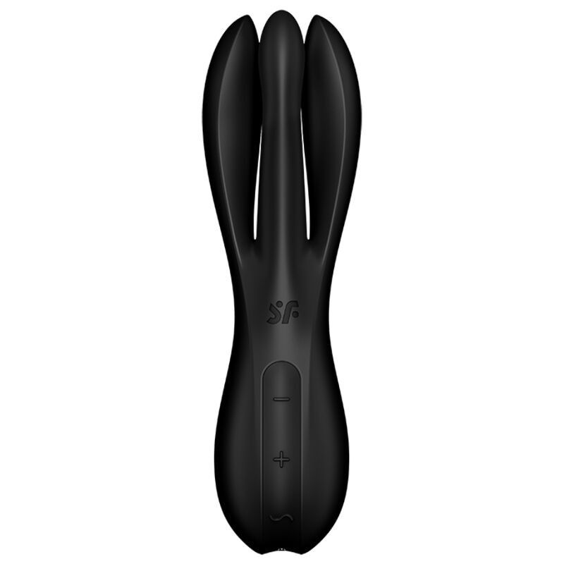 SATISFYER - THREESOME 2 VIBRATOR BLACK SATISFYER VIBRATOR - 2