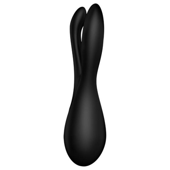 SATISFYER - THREESOME 2 VIBRATOR BLACK SATISFYER VIBRATOR - 3