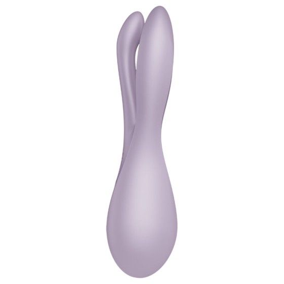 SATISFYER - THREESOME 2 VIBRATOR VIOLET SATISFYER VIBRATOR - 3