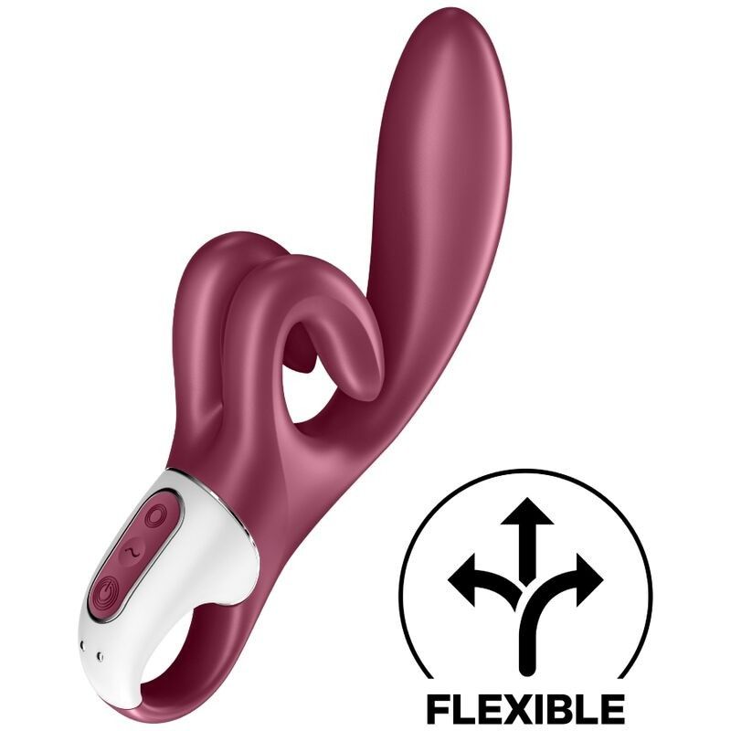 SATISFYER - TOUCH ME RABBIT VIBRATION RED SATISFYER VIBRATOR - 1