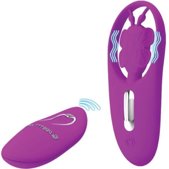 PRETTY LOVE - DANCING BUTTERFLY STIMULATOR FOR PANTIES WITH REMOTE CONTROL LILAC PRETTY LOVE SMART - 1