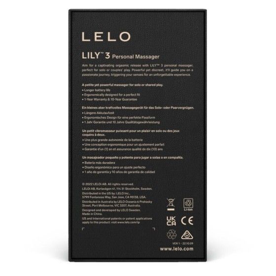 LELO - LILY 3 PERSONAL MASSAGER - AQUA GREEN LELO - 4