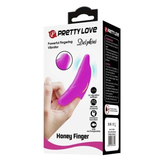 PRETTY LOVE - DELPHINI POWERFUL PURPLE FINGER STIMULATOR PRETTY LOVE FLIRTATION - 11