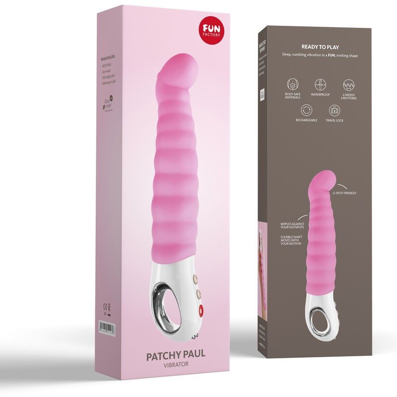 FUN FACTORY - PATCHY PAUL G5 G-SPOT VIBRATOR CANDY ROSE FUN FACTORY - 2