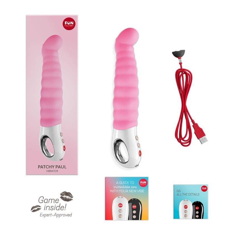 FUN FACTORY - PATCHY PAUL G5 G-SPOT VIBRATOR CANDY ROSE FUN FACTORY - 8