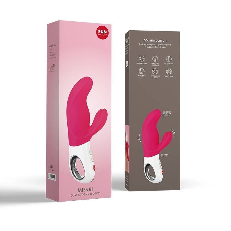 FUN FACTORY - MISS BI DUAL VIBRATOR PINK WHITE FUN FACTORY - 4