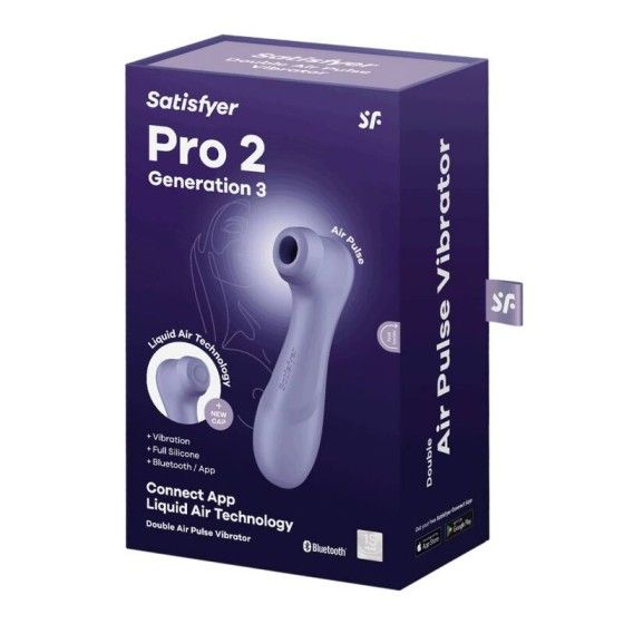 SATISFYER - PRO 2 GENERACIÓN 3 LILAC BLUETOOTH & APP SATISFYER CONNECT - 7