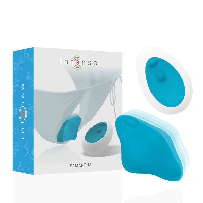 INTENSE - SAMANTHA PANTIE REMOTE CONTROL BLUE INTENSE FUN - 2