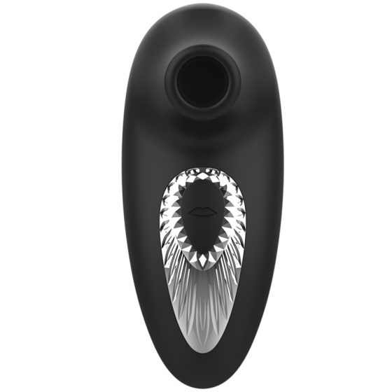 BLACK&SILVER - DRAKE DELUXE SUCKING VIBE RECHARGEABLE SILICONE BLACK BLACK&SILVER - 2