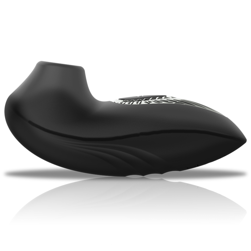 BLACK&SILVER - DRAKE DELUXE SUCKING VIBE RECHARGEABLE SILICONE BLACK BLACK&SILVER - 4