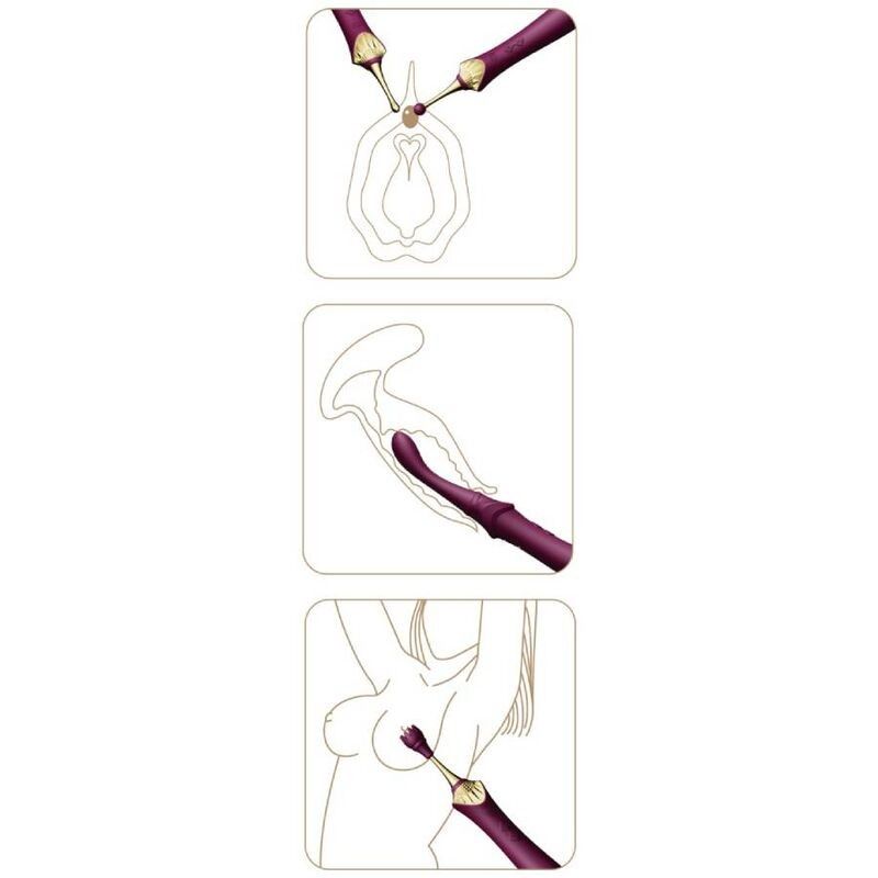 ZALO - BESS 2 CLITORAL MASSAGER PURPLE ZALO - 12