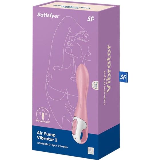 SATISFYER - AIR PUMP VIBRATOR 2 PINK SATISFYER VIBRATOR - 6