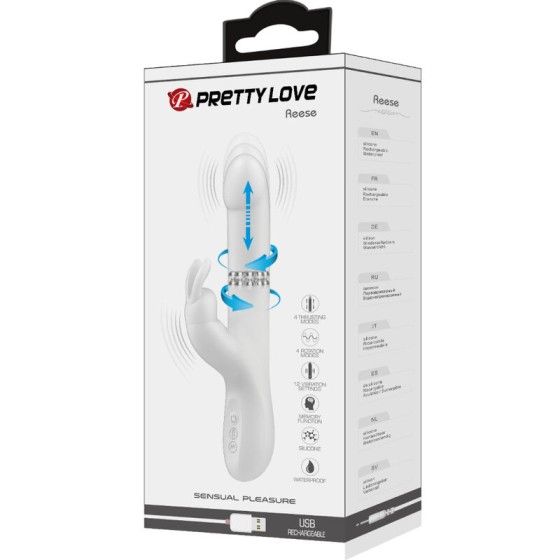 PRETTY LOVE - REESE VIBRATOR WITH SILVER ROTATION PRETTY LOVE FLIRTATION - 9