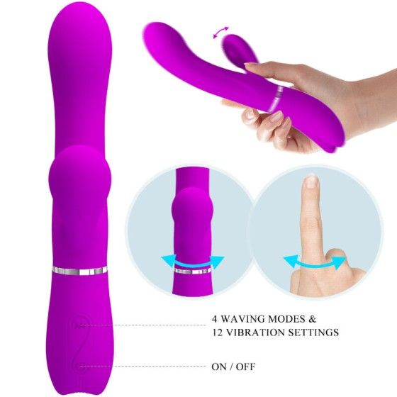 PRETTY LOVE - CLITORIS STIMULATOR VIBRATOR PRETTY LOVE FLIRTATION - 5