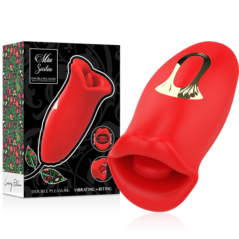 MIA - SICILIA DOUBLE PLEASURE VIBRATING + BITING MIA - 2