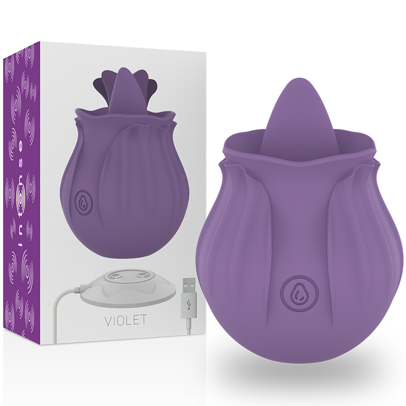 INTENSE - VIOLET CL TORIS STIMULATOR 10 VIBRATIONS LILAC INTENSE FUN - 3