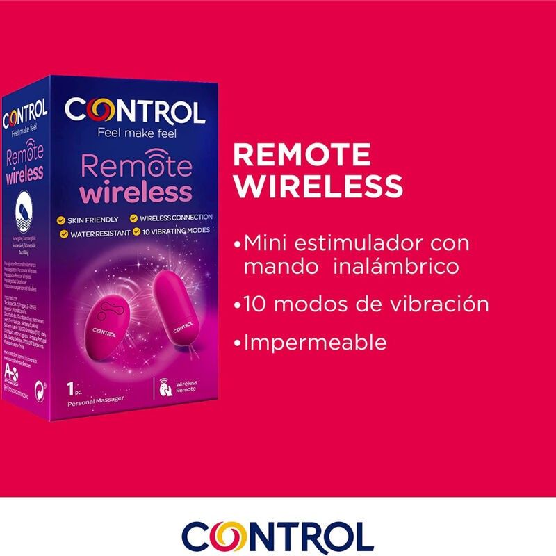 CONTROL - PERSONAL MASSAGER WIRELESS REMOTE CONTROL CONTROL TOYS - 3