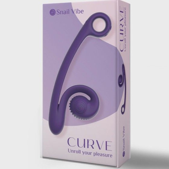 SNAIL VIBE - CURVE VIBRATOR PURPLE SNAIL VIBE - 4