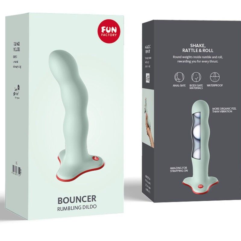 FUN FACTORY - BOUNCER DILDO SAGE GREEN FUN FACTORY - 6