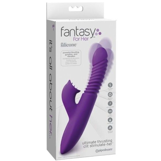 FANTASY FOR HER - CLITORIS STIMULATOR WITH HEAT OSCILLATION AND VIBRATION FUNCTION VIOLET FANTASY FOR HER - 5