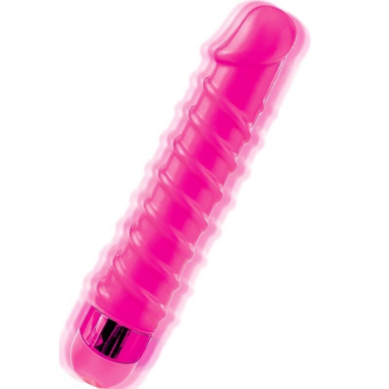 CLASSIX - CANDY TWIRL VIBRATING MASSAGER 16.5 CM PINK CLASSIX - 2