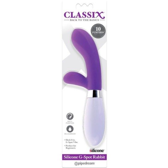 CLASSIX - RABBIT VIBRATOR G-SPOT PURPLE SILICONE CLASSIX - 3