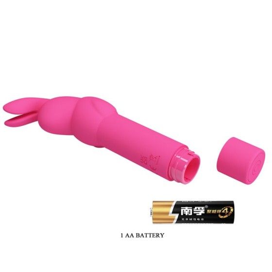 PRETTY LOVE - GERARDO FUSCHIA RABBIT SILICONE VIBRATOR PRETTY LOVE - 4