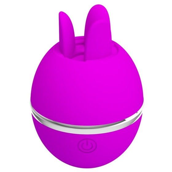 PRETTY LOVE - GEMINI BALL PURPLE ROUND SILICONE VIBRATOR PRETTY LOVE FLIRTATION - 1