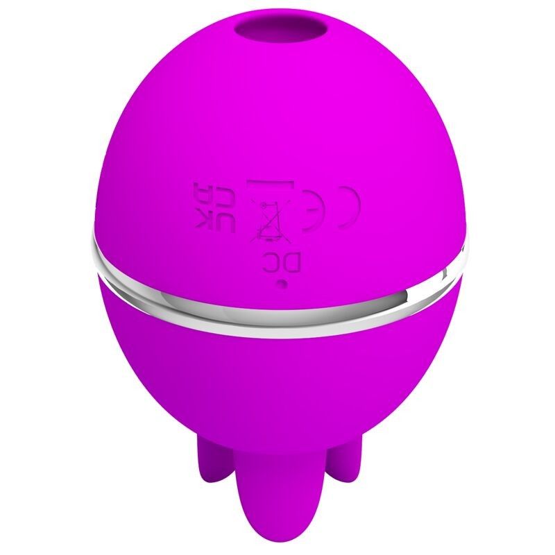 PRETTY LOVE - GEMINI BALL PURPLE ROUND SILICONE VIBRATOR PRETTY LOVE FLIRTATION - 2