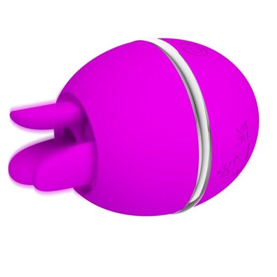 PRETTY LOVE - GEMINI BALL PURPLE ROUND SILICONE VIBRATOR PRETTY LOVE FLIRTATION - 5