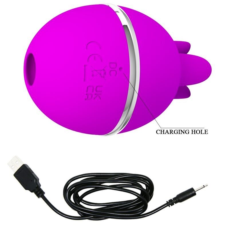 PRETTY LOVE - GEMINI BALL PURPLE ROUND SILICONE VIBRATOR PRETTY LOVE FLIRTATION - 6