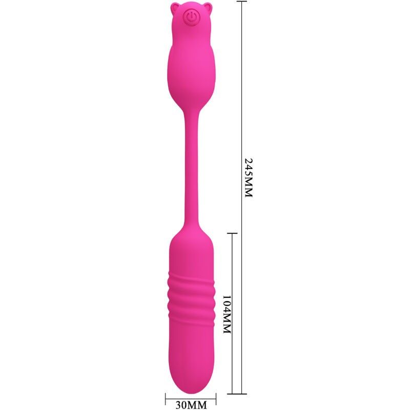 PRETTY LOVE - PINK SILICONE VIBRATING BULLET PRETTY LOVE FLIRTATION - 7