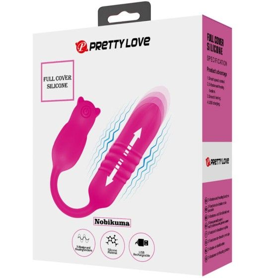 PRETTY LOVE - PINK SILICONE VIBRATING BULLET PRETTY LOVE FLIRTATION - 8