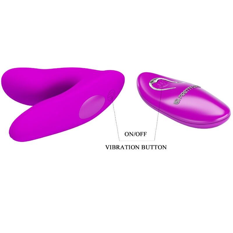 PRETTY LOVE - MELVIN CLITORIS MASSAGER WITH REMOTE CONTROL PRETTY LOVE C-TYPE - 6