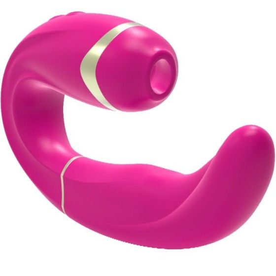 ADRIEN LASTIC - MYG CLITORIS SUCKER AND G-SPOT STIMULATOR PINK ADRIEN LASTIC - 4