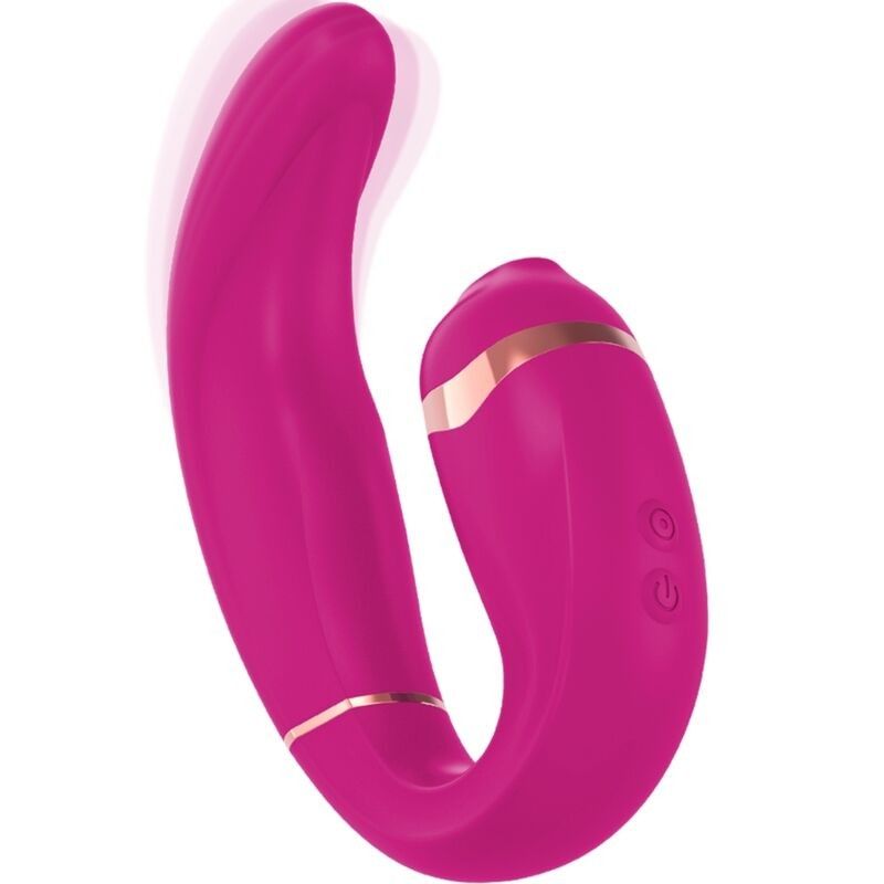 ADRIEN LASTIC - MYG CLITORIS SUCKER AND G-SPOT STIMULATOR PINK ADRIEN LASTIC - 5